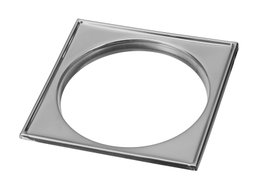 Base / Caixilho para grelha 15 X 15 aço inox polido Invinox