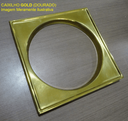 Caixilho/Base para grelha 15 X 15 gold