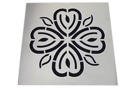 Ralo Grelha 15X15 sem Base Aço Inox Flor Invinox