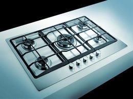 Fogão de mesa inox Neptune 5 bocas gás FHNE 805 4G TC XS Franke