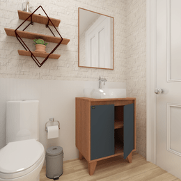 Gabinete para banheiro Anny 60cm Mazzu