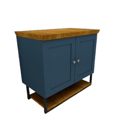 Gabinete para banheiro Nordic 60cm Mazzu