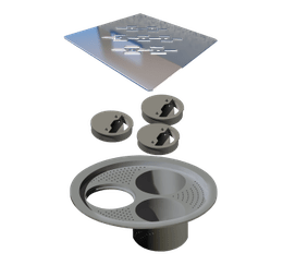 Grelha 15x15 para caixa sifonada 2949 Novii