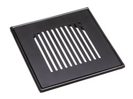 Ralo Grelha 15x15 com base Black Matte Listras Invinox