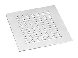 Ralo Grelha 15X15 sem Base Aço Inox Barquinho Invinox