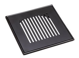 Ralo Grelha10X10 com Base Black Matt Listras Invinox