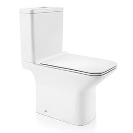 Kit Bacia com caixa acoplada e assento Stillo+conjunto de fixação flexivel e anel de vedação 969866 Docol