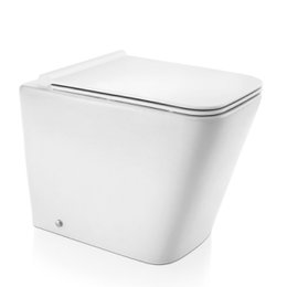 Kit Bacia Convencional com assento Vougan +conjunto de fixação, tubo de ligação e anel de vedação 969666 Docol