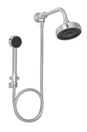 Kit de chuveiro Acqua Plus com desviador e ducha manual 1990.C.STD.KIT.N Deca