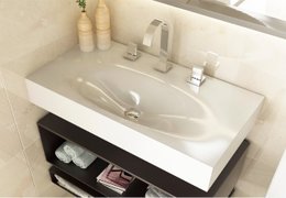 Lavatorio Riga Suspenso 90cm Branco Sabbia