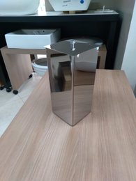 Lixeira Inox 13x13x29 Tampa Removivel 14220