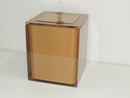 Lixeira Ouro Cristal / Tampa Gold 22x22x25  8 litros