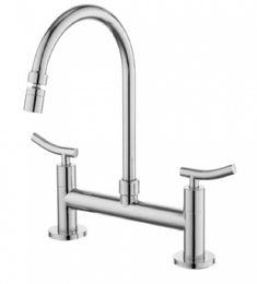 Misturador duplocomando para cozinha de mesa 386 Kromma