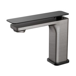 Misturador Monocomando Aço escovado e Black matte RB8113 Rubinettos