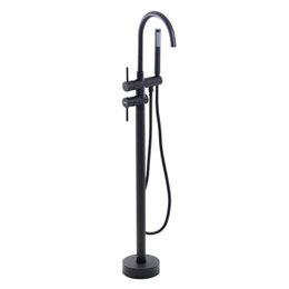 Misturador Monocomando de Piso para banheira Black Matte