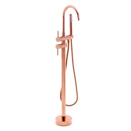 Misturador Monocomando de Piso para banheira Rose Gold