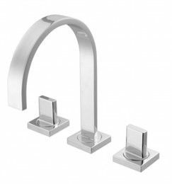 Misturador para Lavatorio 1878 C52 Axiom Slim Cromado Meber