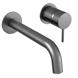 Monocomando de Parede para Lavatório Loop DK5164BN Brushed Nickel Doka