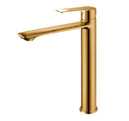 Monocomando para lavatorio Basica dourado KR659 Bica alta Kromma