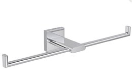 Papeleira dupla Polo Cromada 2022.C33 Deca