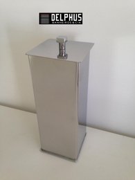Porta Escova Dental Quadrado 2187 em Aço Inox Polido