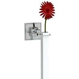 Porta flor polido/cromo/branco Jazz BA 046.226 Zen Design