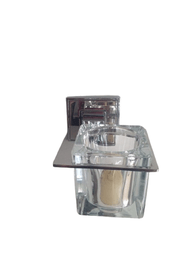 Porta vela polido/cromo/polido Jazz BA 047.224 Zen Design