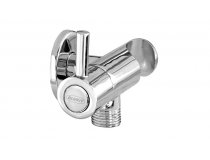 Registro para Ducha Hidiênica 1/4 de Volta com Suporte Integrado Cromado - 200203 BLUKIT