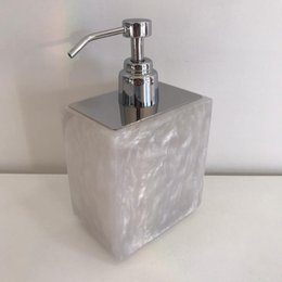 Saboneteira liquida retangular madreperola 18401