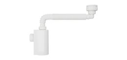 Sifão Universal de Parede com Copo 31303 Branco Blukit