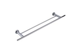 Toalheiro Duplo de 45cm Cromado Slim Crismoe