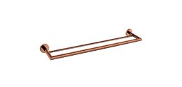 Toalheiro Duplo de Parede Moove Rose Gold Doka
