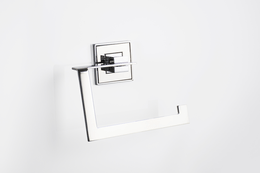 Toalheiro ponto de rosto cromo/polido Jazz BA 44.224 Zen Design