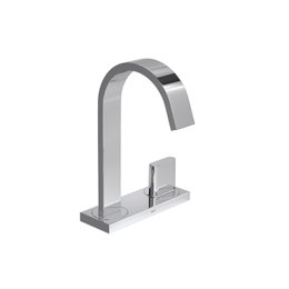 Torneira de mesa com chapa bica alta para lavatório Polo 1191.C33 Deca
