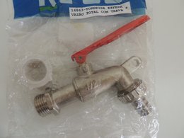 Torneira Esfera Vazão Total com Trava 1/2, 3/4 1162 Rocco