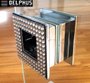 Puxador Porta Vidro com Cristais Swarovski Square Diamond Zen