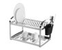 Escorredor Aço Inox 16 Pratos com Escorredor de Talheres Plástico - Suprema 50,5 X 27 x 28,5 cm