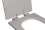Assento Poliester Cinza Antracite Carrara/Duna/Lk/Nuova/Level AP.237.85 SlowClose Deca