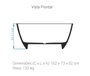 Banheira Bahia de Imersão 162x71x61 Preto Granito Sabbia