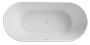 Banheira de Imersão GAROPABA 150x74x70 Matt White IM1025MW IMMSERI