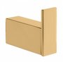 Cabide simples quadratta dourado KR770 Kromma