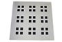 Ralo Grelha 9,4X9,4 sem Base Aço Inox Quadrado Suprema Invinox