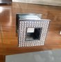 Puxador Porta Vidro com Cristais Swarovski Square Diamond Zen