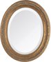 Espelho Oval bisotê 50x41 ouro Ornamental