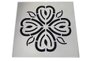 Ralo Grelha 15X15 sem Base Aço Inox Flor Invinox