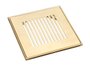 grelha listras 15x15 gold invinox