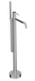 Monocomando de Piso para Banheira Loop DK5165CR Chrome Doka