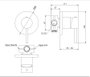 Monocomando para Chuveiro ou Banheira Loop DK5169MB Doka