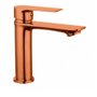 Monocomando para lavatorio soul rosê gold KR645N Bica baixa Kromma