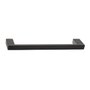 Toalheiro 30cm inox preto fosco Fit